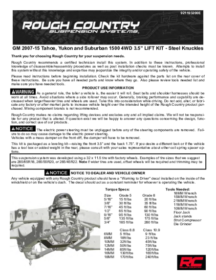 Installation Manual